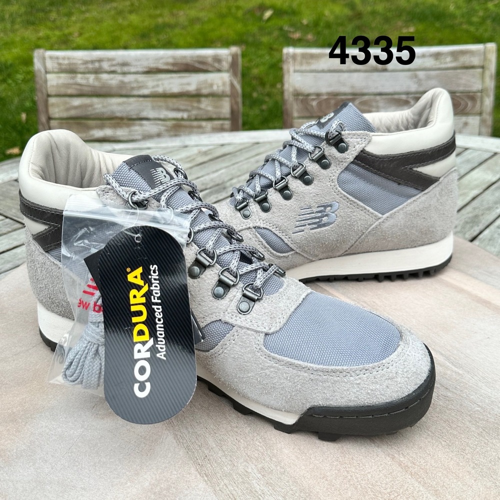New Size 10.5 Men's New Balance URAINAD Rainier Cordura Hiking Boots Vibram Grey
